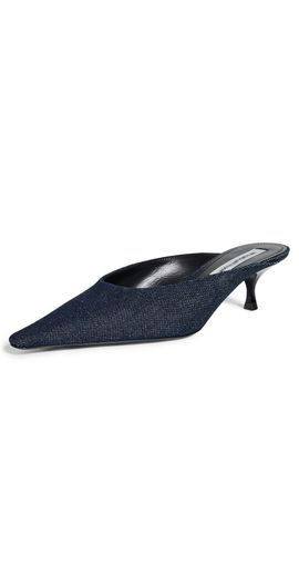 Victoria Beckham Victoria Beckham 45mm Sloan Mules Blue