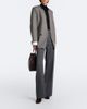 Victoria Beckham Victoria Beckham Alina herringbone virgin wool wide-leg pants - 2