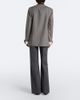 Victoria Beckham Victoria Beckham Alina herringbone virgin wool wide-leg pants - 6