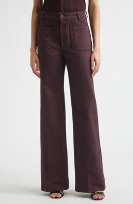 Victoria Beckham Victoria Beckham Alina High Waist Wide Leg Jeans
