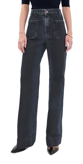 Victoria Beckham Victoria Beckham Alina Jeans Ink Blue