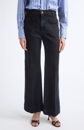 Victoria Beckham Victoria Beckham Alina Tailored Wide Leg Jeans