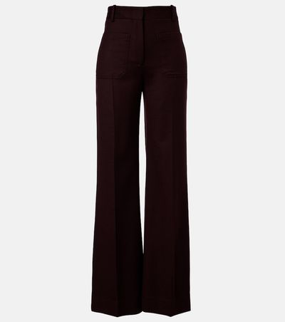 Victoria Beckham Victoria Beckham Alina virgin wool wide-leg pants