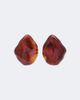 Victoria Beckham Victoria Beckham Ambra gold-plated clip-on earrings - 1