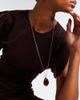 Victoria Beckham Victoria Beckham Ambra gold-plated pendant necklace - 3