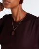 Victoria Beckham Victoria Beckham Ambra gold-plated pendant necklace - 5