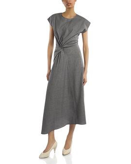 Victoria Beckham Victoria Beckham Aria Twisted Midi Dress