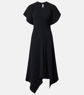 Victoria Beckham Victoria Beckham Asymmetric draped cady midi dress