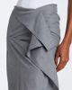 Victoria Beckham Victoria Beckham Asymmetric draped wool midi skirt - 3