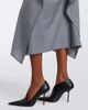 Victoria Beckham Victoria Beckham Asymmetric draped wool midi skirt - 4