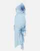 Victoria Beckham Victoria Beckham Asymmetric smocked silk cocktail dress - 1