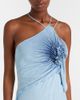 Victoria Beckham Victoria Beckham Asymmetric smocked silk cocktail dress - 3