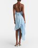 Victoria Beckham Victoria Beckham Asymmetric smocked silk cocktail dress - 5