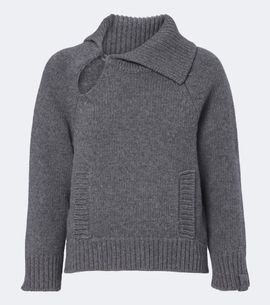 Victoria Beckham Victoria Beckham Asymmetric virgin wool sweater