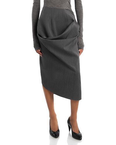 Victoria Beckham Victoria Beckham Asymmetric Wool Skirt