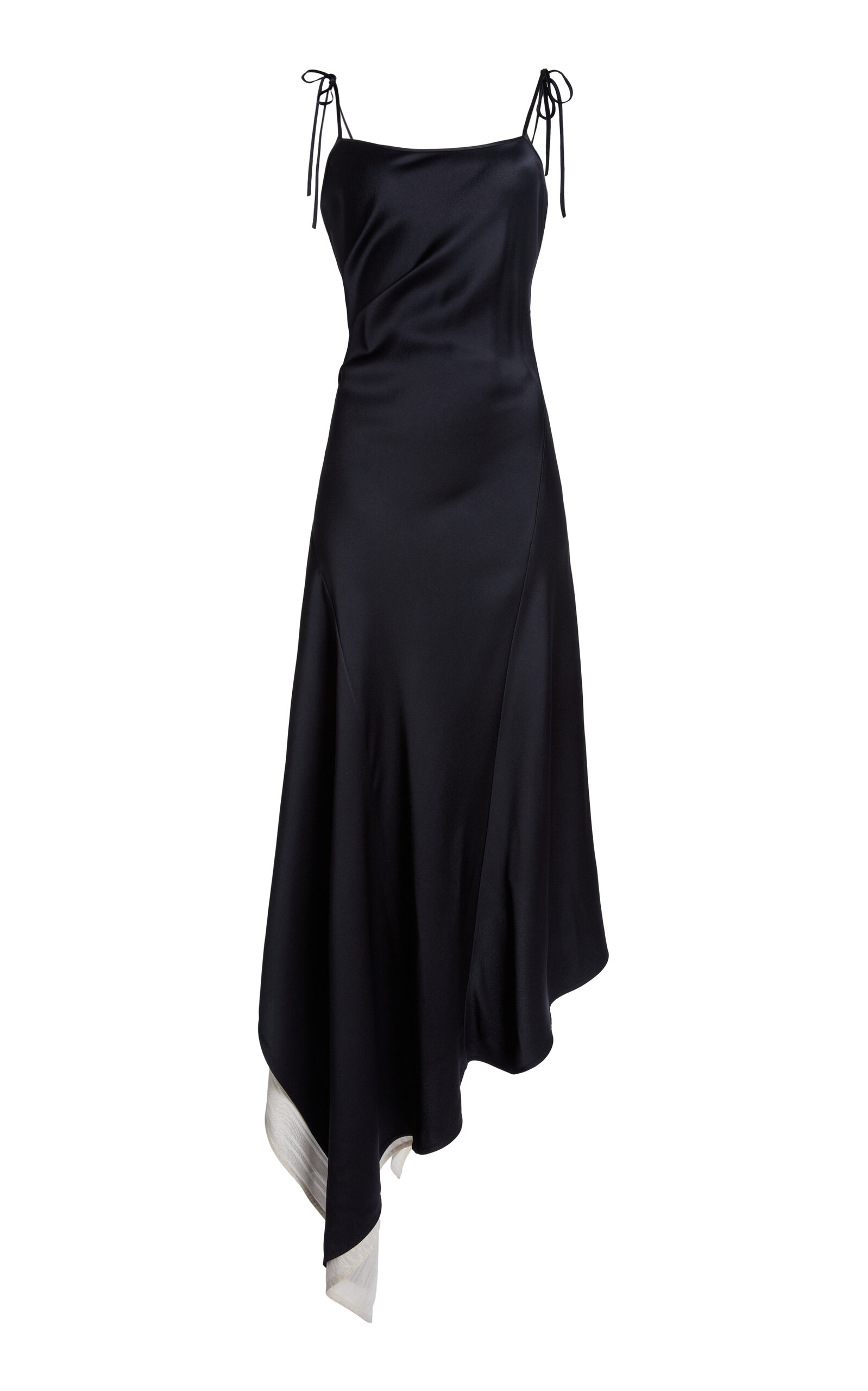 Victoria Beckham - Asymmetrical Draped Midi Dress