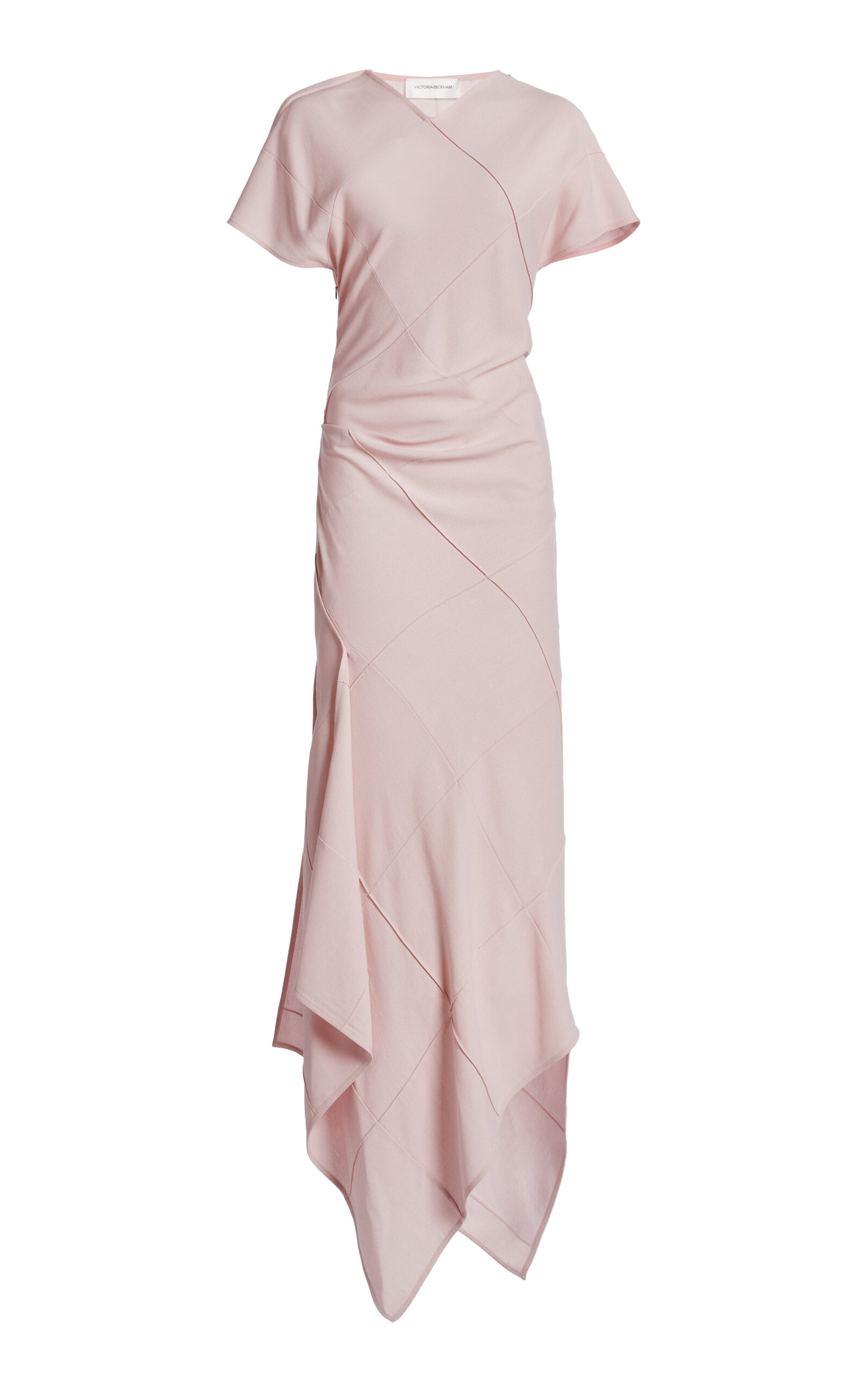 Victoria Beckham Victoria Beckham Asymmetrical SeamDetailed Midi Dress