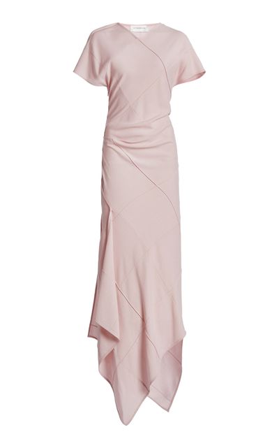 Victoria Beckham Victoria Beckham Asymmetrical SeamDetailed Midi Dress