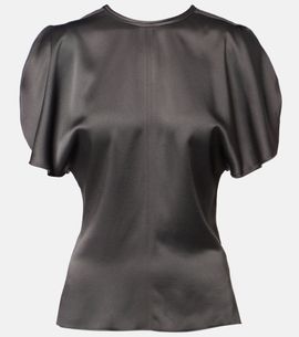 Victoria Beckham Victoria Beckham Bela crÃªpe satin top