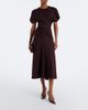 Victoria Beckham Victoria Beckham Bela gathered virgin wool midi dress - 2