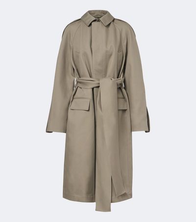 Victoria Beckham Victoria Beckham Belted cotton gabardine coat