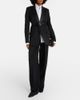 Victoria Beckham Victoria Beckham Belted satin-trimmed blazer - 2