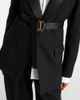 Victoria Beckham Victoria Beckham Belted satin-trimmed blazer - 5