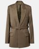 Victoria Beckham Victoria Beckham Belted wool-blend blazer - 1