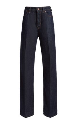 Victoria Beckham Victoria Beckham Berenice MidRise StraightLeg Jeans