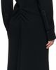 Victoria Beckham Victoria Beckham Black Long Sleeve Polo Midi Dress - 3