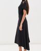 Victoria Beckham Victoria Beckham Blousey Midi Dress Black - 4