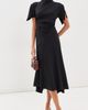 Victoria Beckham Victoria Beckham Blousey Midi Dress Black - 5