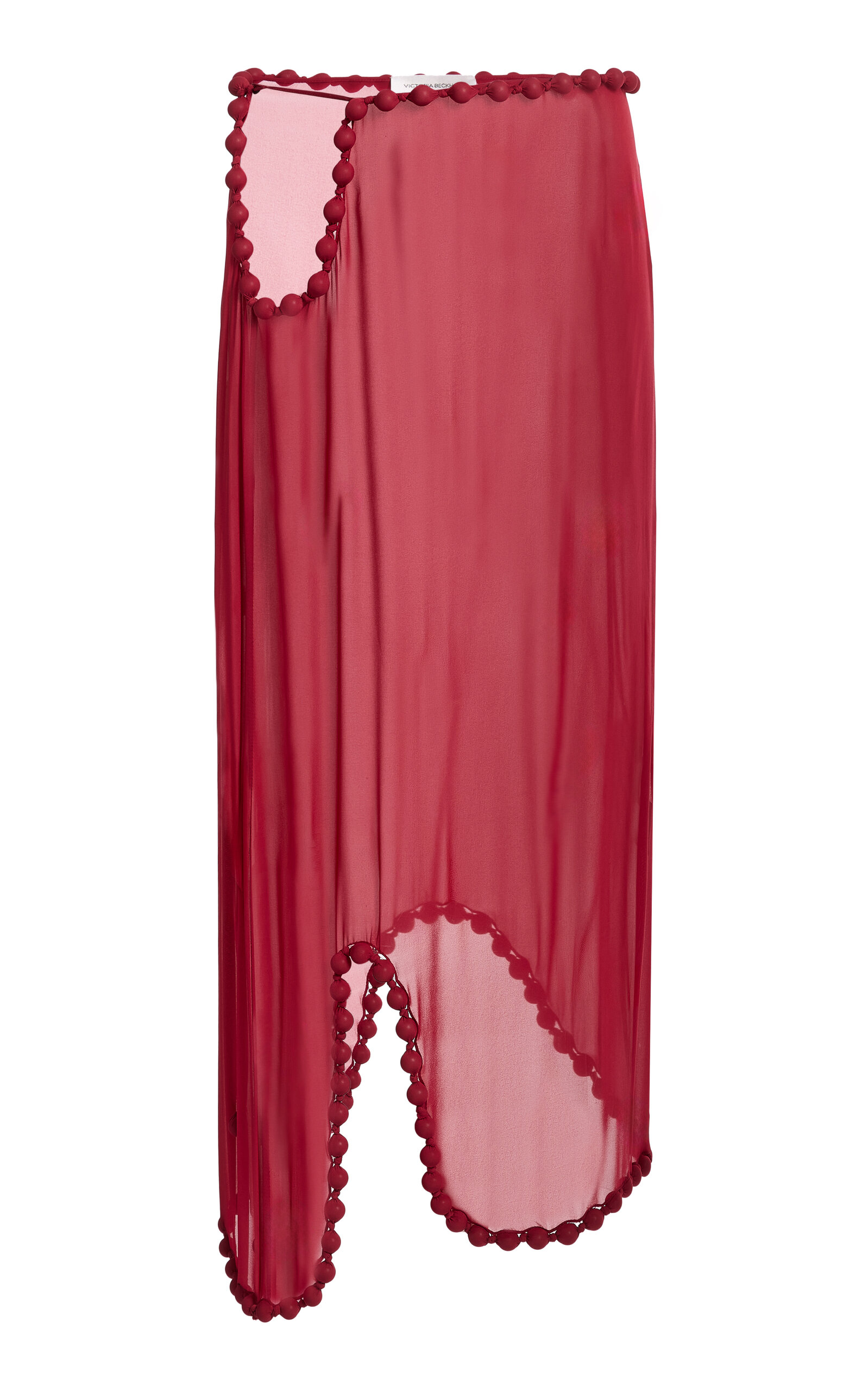 Victoria Beckham Victoria Beckham BubbleEmbellished Cutout Midi Skirt