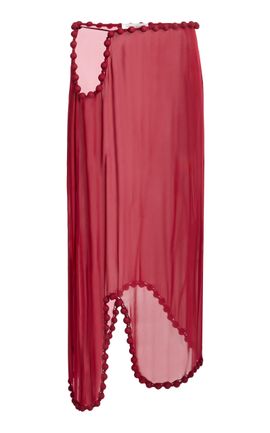 Victoria Beckham Victoria Beckham BubbleEmbellished Cutout Midi Skirt