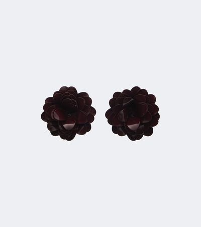 Victoria Beckham Victoria Beckham Bunched Petal clip-on earrings