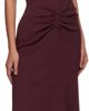 Victoria Beckham Victoria Beckham Burgundy Bela Midi Dress - 4
