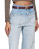 Victoria Beckham Victoria Beckham Burgundy Regular Dorian Belt - 2