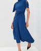 Victoria Beckham Victoria Beckham Cap Sleeve Dress Dark Ocean - 2