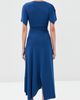 Victoria Beckham Victoria Beckham Cap Sleeve Dress Dark Ocean - 3