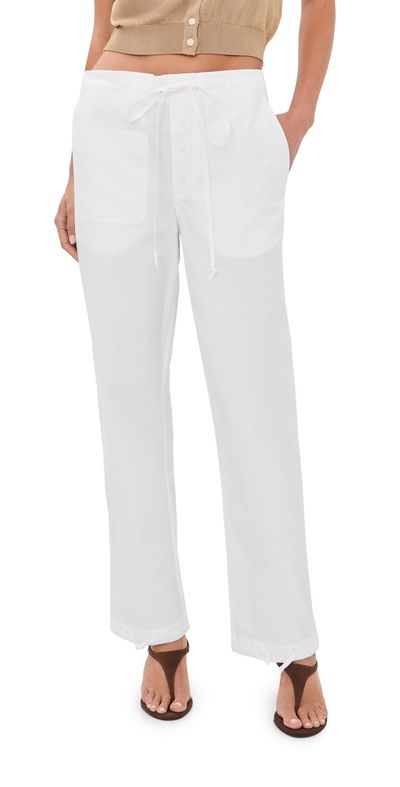 Victoria Beckham Victoria Beckham Cargo Trousers White