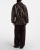 Victoria Beckham Victoria Beckham Cropped leather trench coat - 3