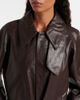 Victoria Beckham Victoria Beckham Cropped leather trench coat - 4