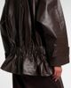 Victoria Beckham Victoria Beckham Cropped leather trench coat - 5