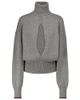 Victoria Beckham Victoria Beckham Cutout cashmere-blend knit sweater - 1