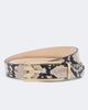 Victoria Beckham Victoria Beckham Dorian Pin-Buckle snake-effect leather belt - 1
