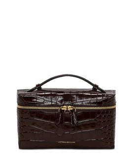 Victoria Beckham Victoria Beckham Dorian Vanity Small Embossed Leather Crossbody Bag