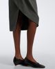 Victoria Beckham Victoria Beckham Draped asymmetric virgin wool midi skirt - 4