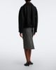 Victoria Beckham Victoria Beckham Draped asymmetric virgin wool midi skirt - 6