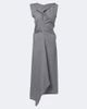 Victoria Beckham Victoria Beckham Draped asymmetric wool midi dress - 1