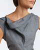 Victoria Beckham Victoria Beckham Draped asymmetric wool midi dress - 3